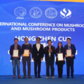 Award ceremony at the 9th international Conference of Mushroom Biology and Mushroom Products, China 2018.